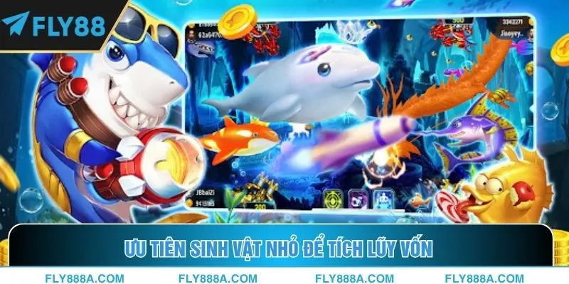 Ưu tiên sinh vật nhỏ để tích lũy vốn